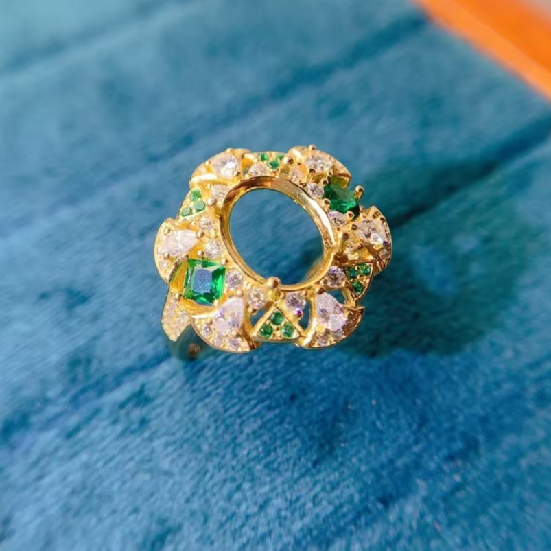 Supplier Wedding - 8mm * 10mm 925 Gümüş Yarı