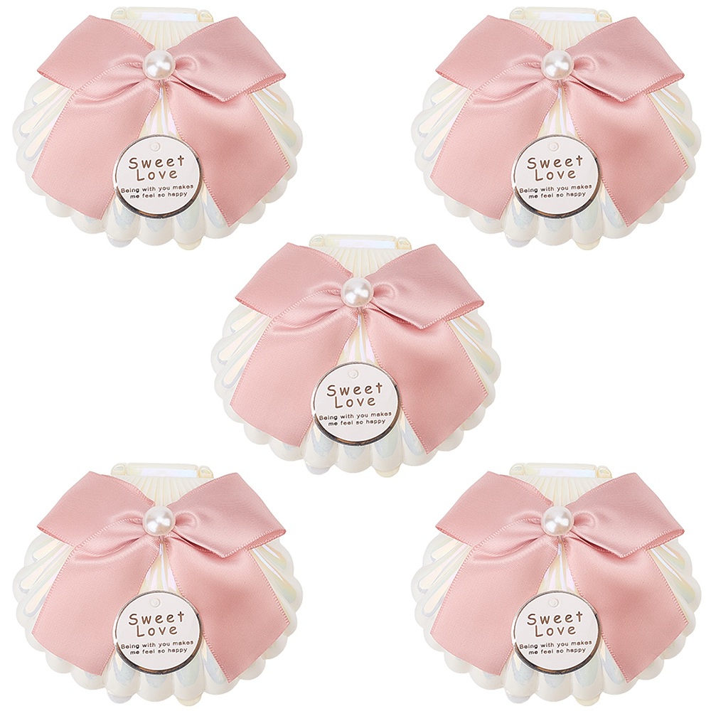 Wedding Packaging - 5 Adet Deniz Kabuğu Şeklinde Plastik