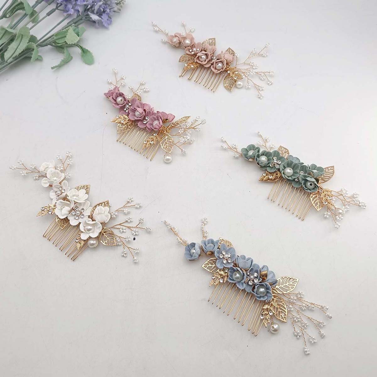 Wedding Supply Store - Kristal inci saç tarağı klip Pin
