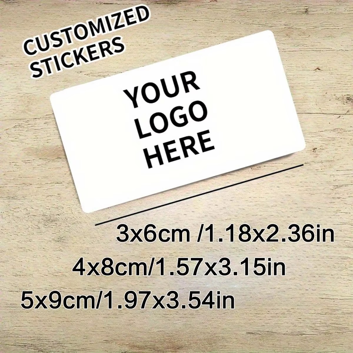 Wedding Packaging - Özel Dikdörtgen Etiketler – Kişiselleştirilmiş Logolar