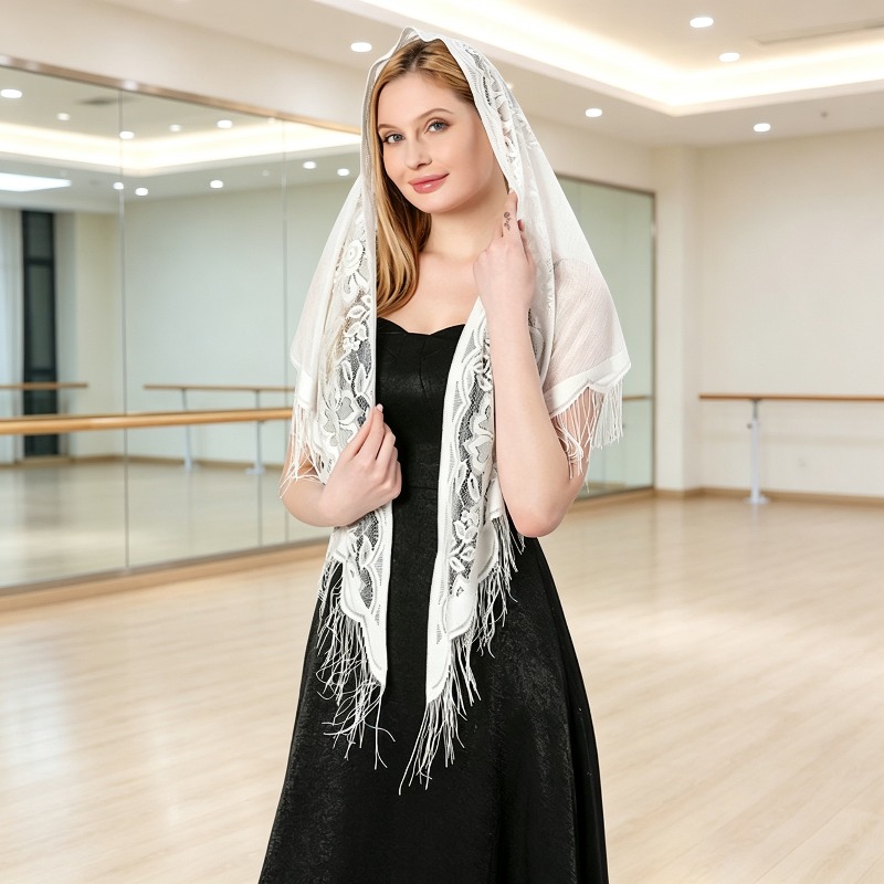 Kadın Dantel Üçgen Şal Gelin D - Wedding Dress Supply incelemesi ve fiyatı