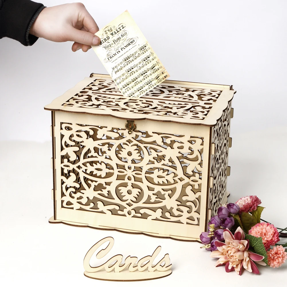 Ahşap evlilik davetiyesi kutu  - Wedding Sutra incelemesi ve fiyatı