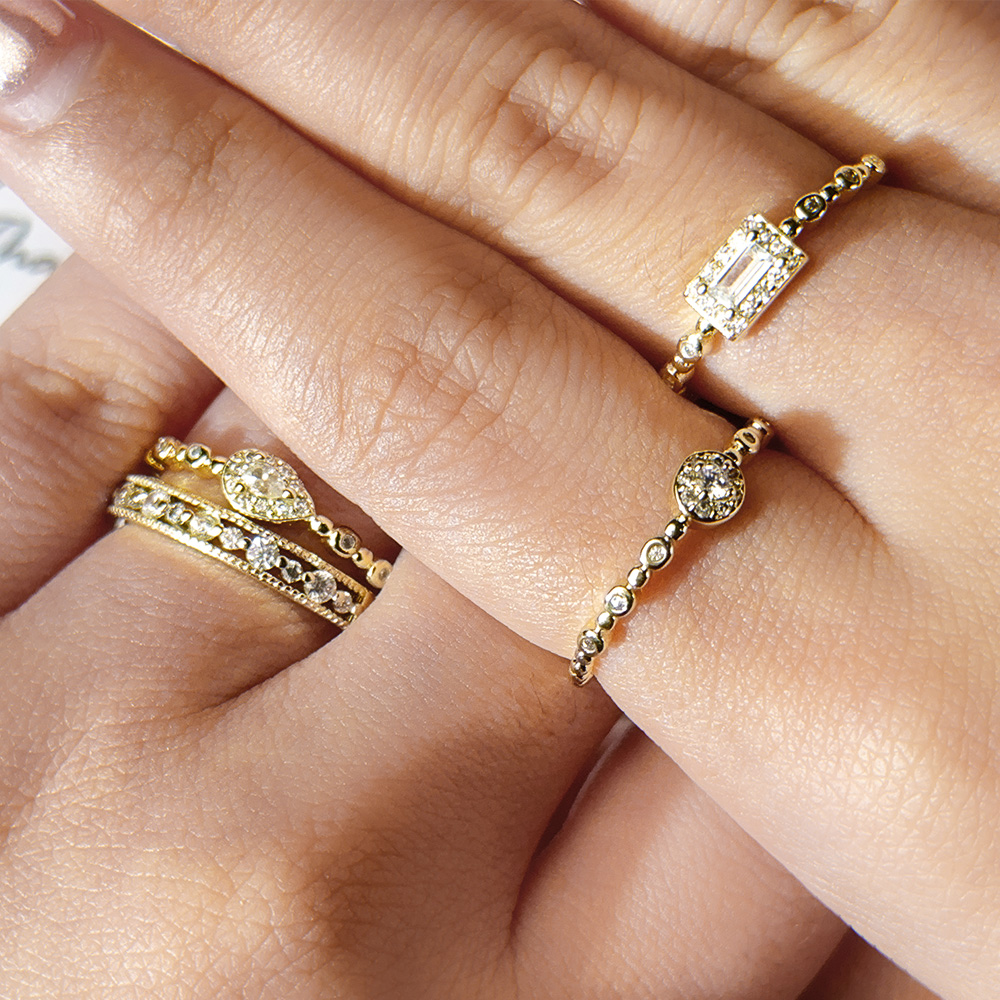 Trendy Kore kadın Zarif Yüzük  - Supplier Wedding incelemesi ve fiyatı