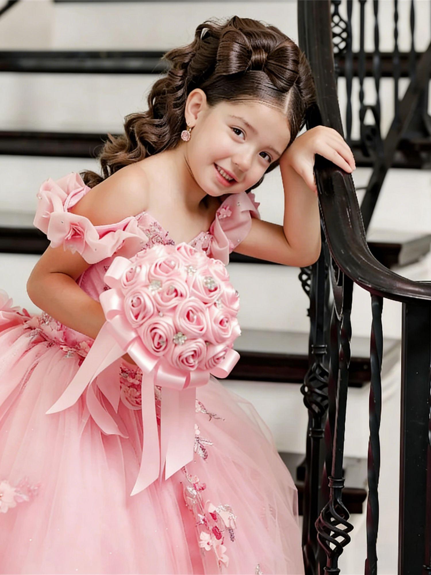 Kız Elbisesi Çiçek Kız Elbises - Bridal Sash Ribbon incelemesi ve fiyatı