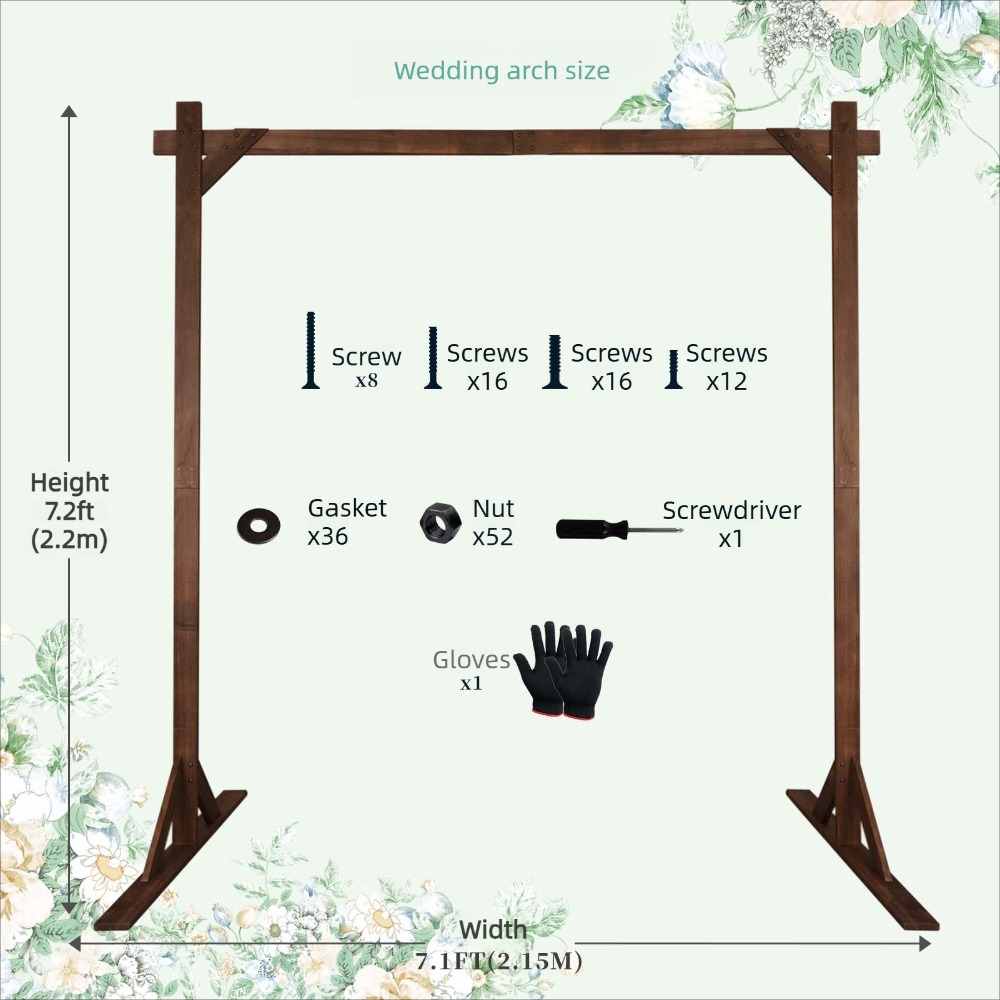Orman Temalı Ahşap Düğün Kemer - Wedding Support incelemesi ve fiyatı