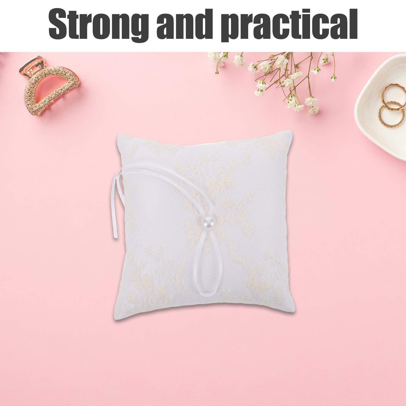Saten Düğün Yüzük Yastığı Beya - Ring Bearer Pillow incelemesi ve fiyatı