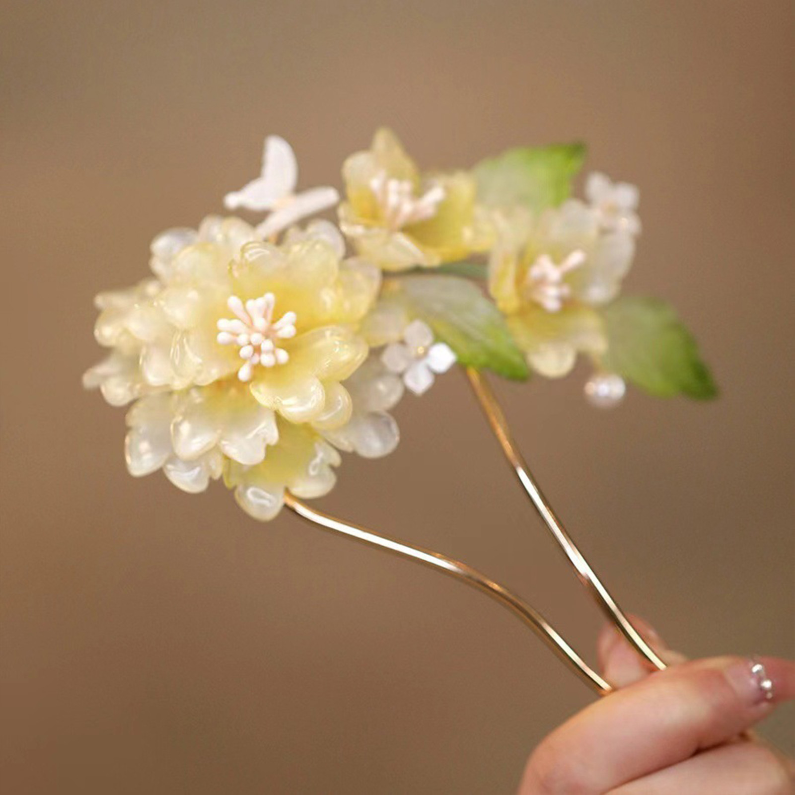 Çiçek U-şekilli saç tokası Çin - Wedding Supply Store incelemesi ve fiyatı