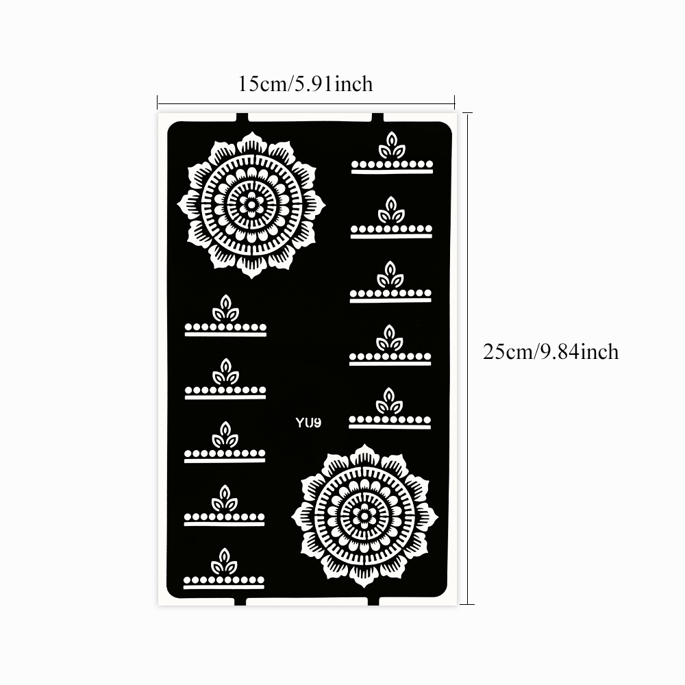 1 adet çiçek dövme şablonları  - Wedding Sutra incelemesi ve fiyatı