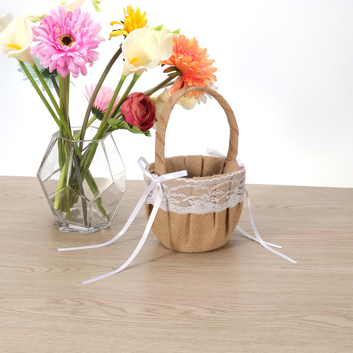 6'lı Set 6'' Jüt Dantel Çiçek  - Ring Bearer Pillow incelemesi ve fiyatı
