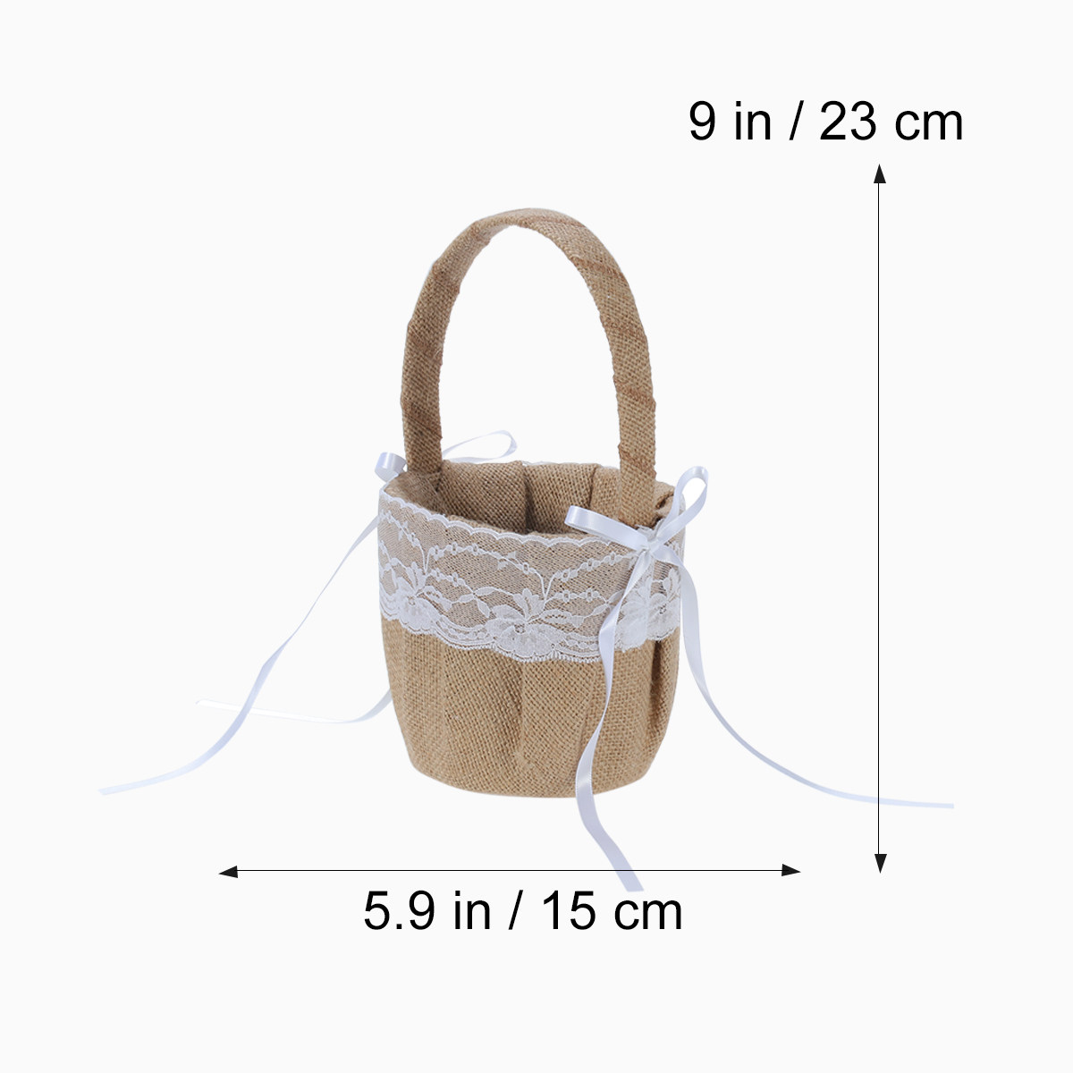 6'lı Set 6'' Jüt Dantel Çiçek  - Ring Bearer Pillow incelemesi ve fiyatı
