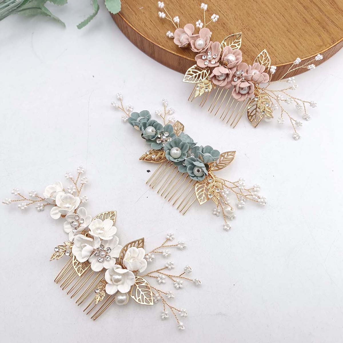 Kristal inci saç tarağı klip P - Wedding Supply Store incelemesi ve fiyatı